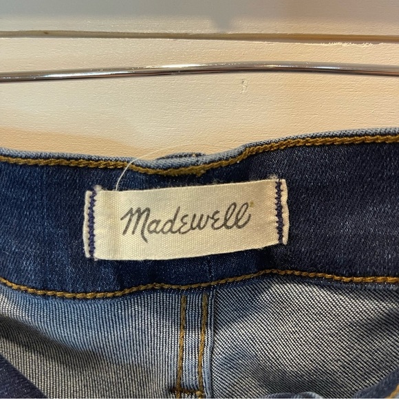 Madewell 10” High Rise Skinny Denim Jeans Womens Size 35P - Picture 3 of 10